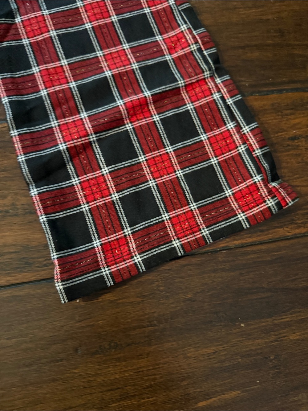 Tommy Jeans Tommy Hilfiger Y2K vintage retro red/black tartan plaid pants size 5 - Picture 3 of 15
